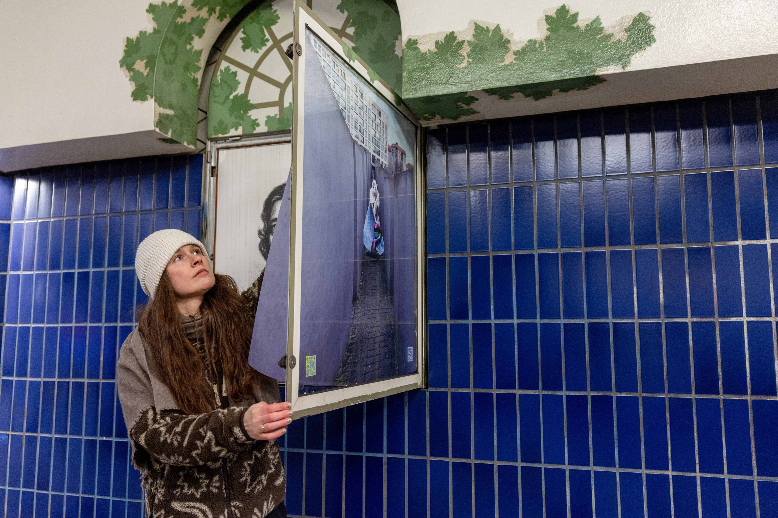 Polina Schneider und ihr Kunstprojekt in der Geibelstrasse